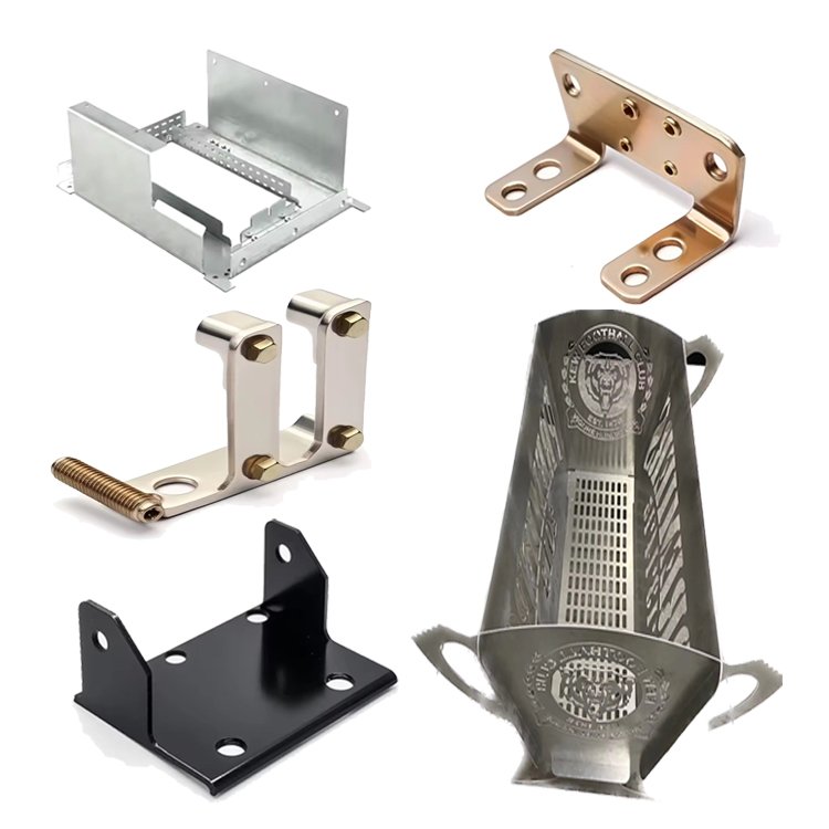 Aluminum Perforated Sheet Metal Fabrication Service with CNC Laser Cutting Bending Type Laser Cut Metal Sheet