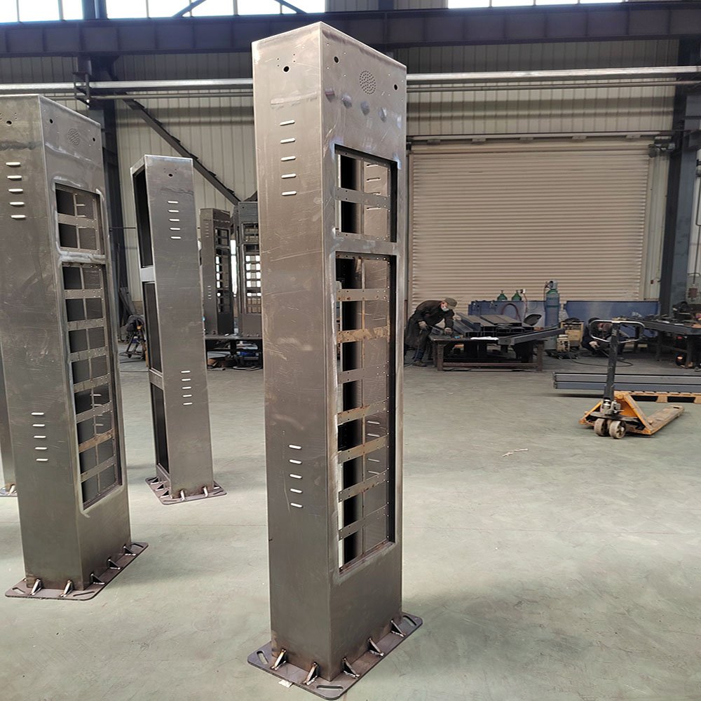 Custom logo steel laser cutting service metal stamping bending sheet metal fabrication weld parts