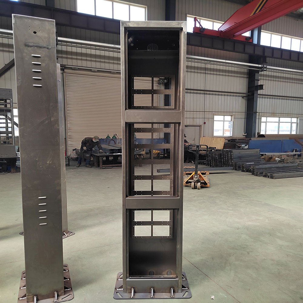 Custom logo steel laser cutting service metal stamping bending sheet metal fabrication weld parts