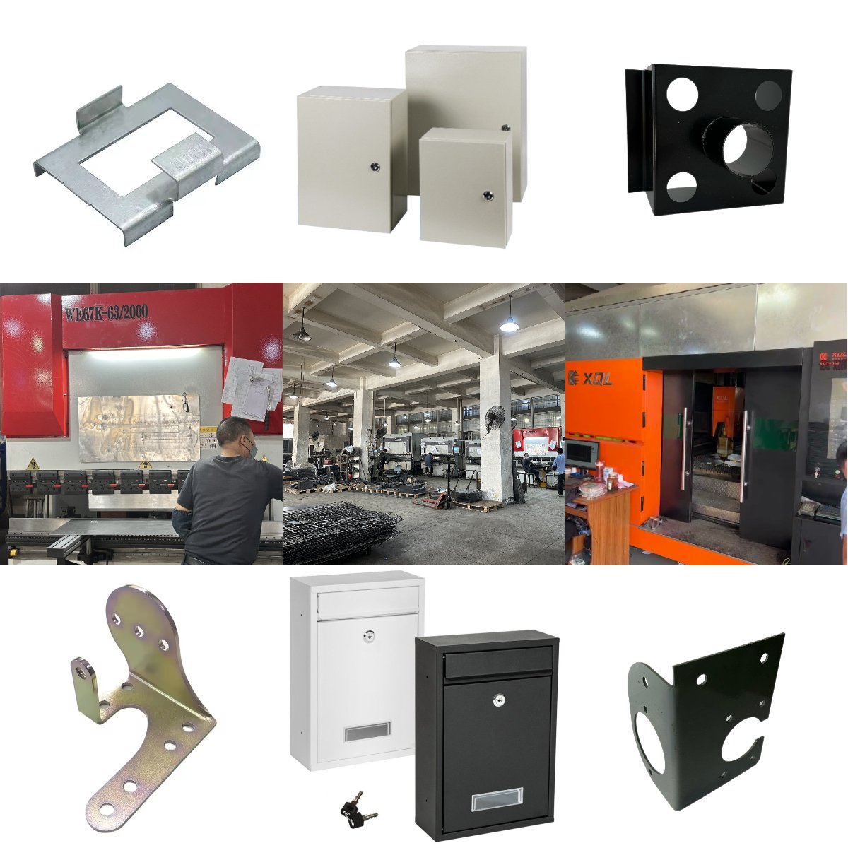 Custom Sheet Metal Fabrication Professional Stamping Laser Cutting Hardware Parts Toolboxes