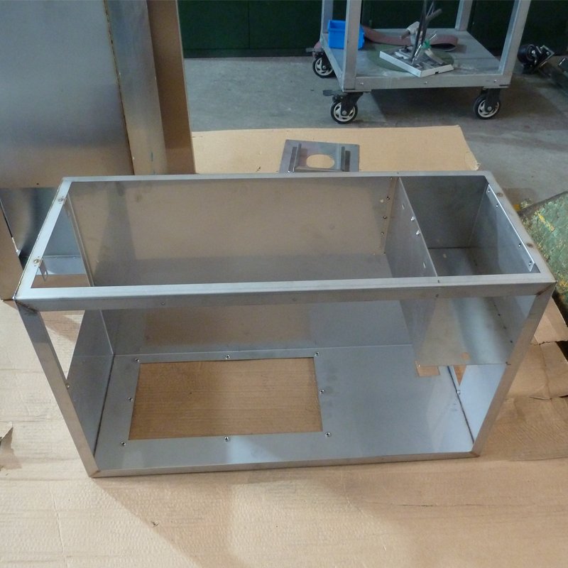 Aluminum anodized stainless steel parts laser cutting bending weld sheet metal fabrication
