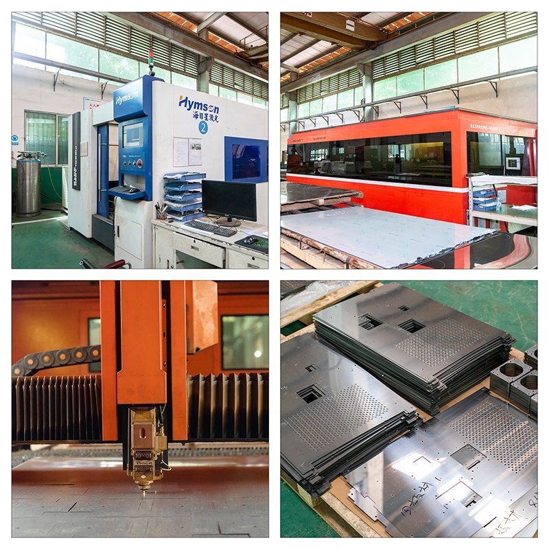 Custom aluminum stainless steel SPCC laser cutting service metal stamping bending sheet metal fabrication parts