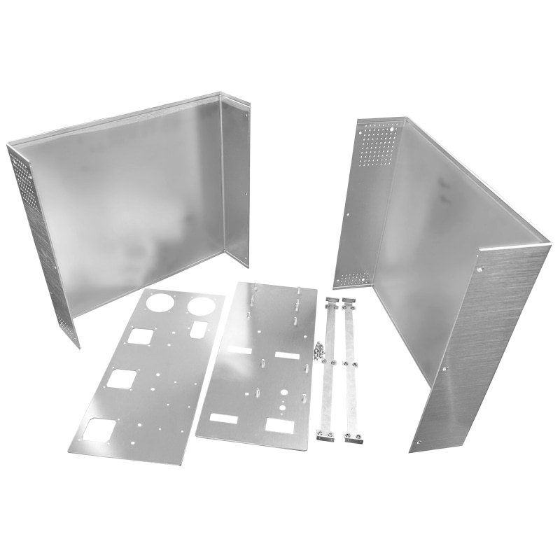 Industrial Custom Sheet Metal Fabrication Bending Aluminum Metal Enclosure with Custom Fabrication Laser Cutting