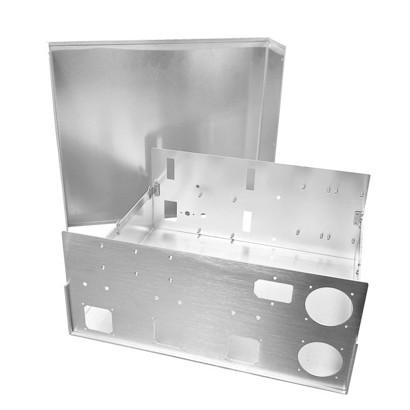 Industrial Custom Sheet Metal Fabrication Bending Aluminum Metal Enclosure with Custom Fabrication Laser Cutting