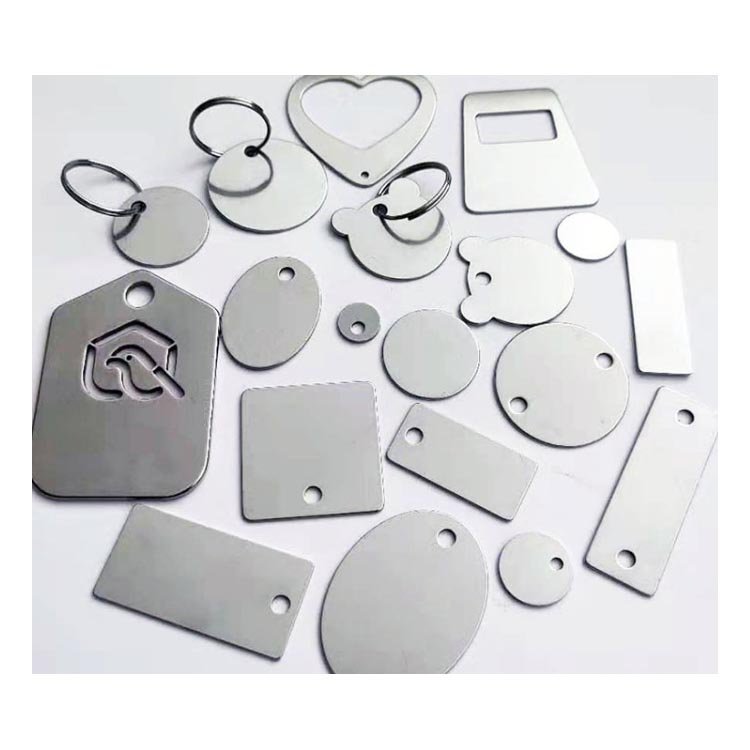 Sublimed nameplate business metal tags logo aluminum signs laser cutting metal sheet metal fabrication