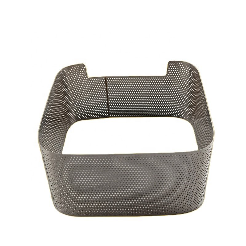 Mass customization hot etched new energy car horn mesh cover precision sheet metal aluminum stainless steel auto parts
