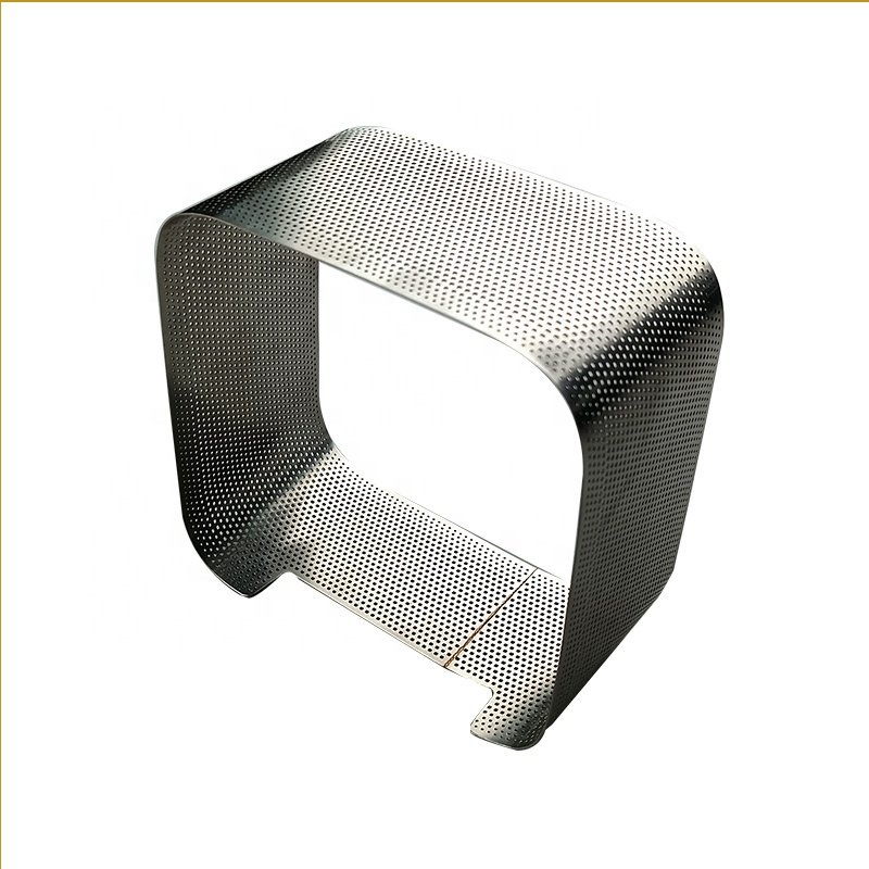 Mass customization hot etched new energy car horn mesh cover precision sheet metal aluminum stainless steel auto parts
