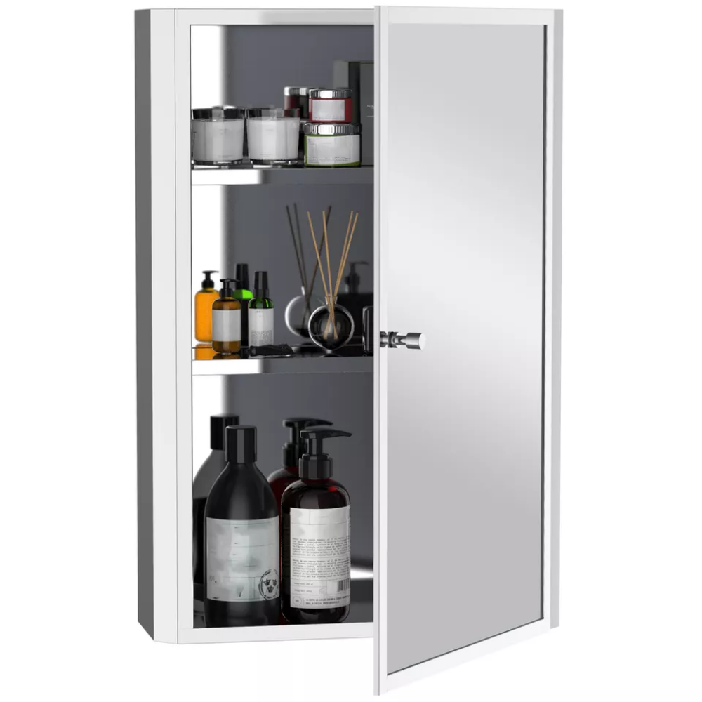 Stainless Steel Bathroom Storage Wall Cabinet Wall Mounted water proof Sheet Metal Fabrication For Machine Parts