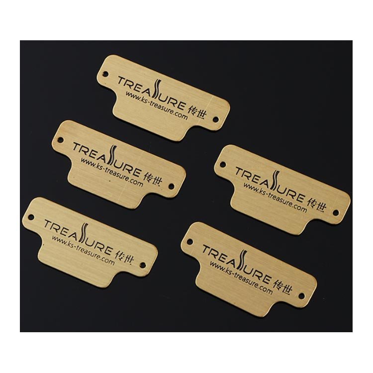 OEM Baggage tag Sheet metal laser cut Stainless steel nameplate metal tags metal logo design crafts