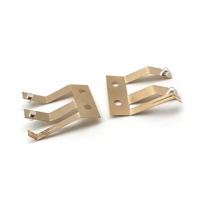 OEM ODM Custom-Made C2680 Brass 2831 Press Cable Connector Power 2831 Plus Hot Wire Terminal Sheet Metal Fabrication by Stamping