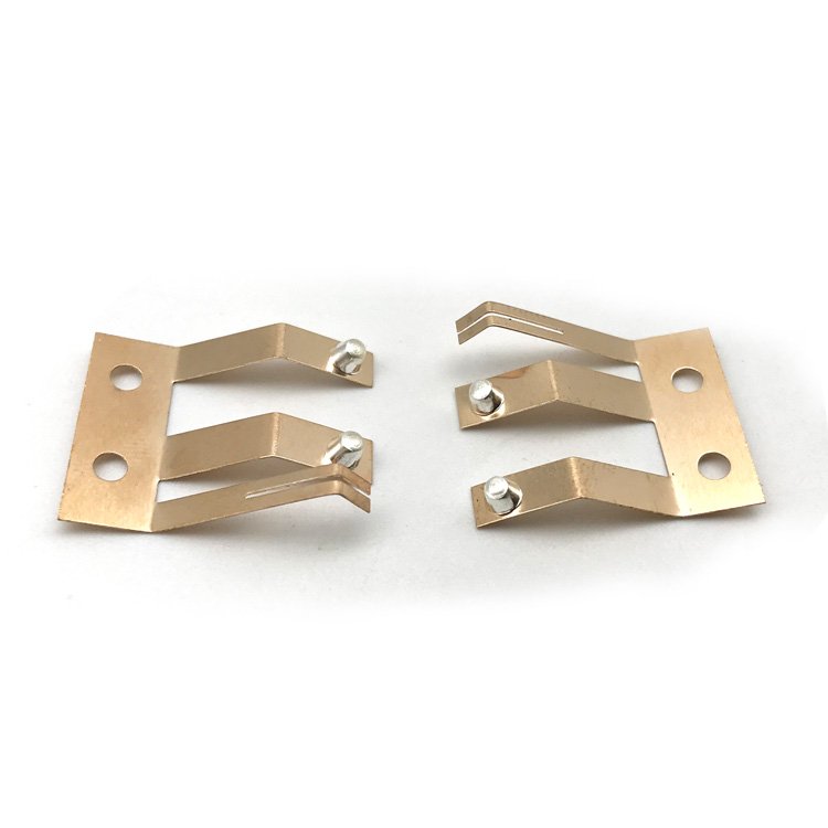 OEM ODM Custom-Made C2680 Brass 2831 Press Cable Connector Power 2831 Plus Hot Wire Terminal Sheet Metal Fabrication by Stamping