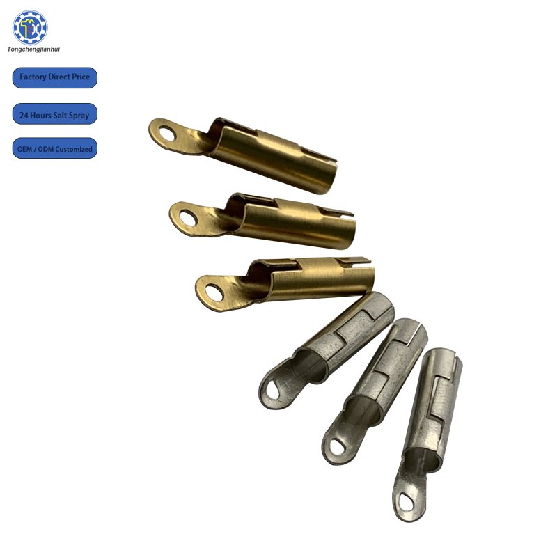 OEM ODM Custom-Made C2680 Brass 2831 Press Cable Connector Power 2831 Plus Hot Wire Terminal Sheet Metal Fabrication by Stamping