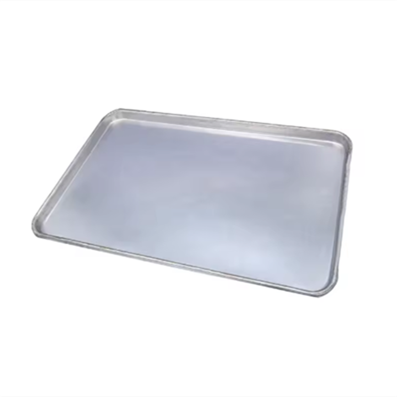 Manufacturer 304 stainless steel baking serving oven tray customized food grade perforated metal bakeware pan aluminum tray