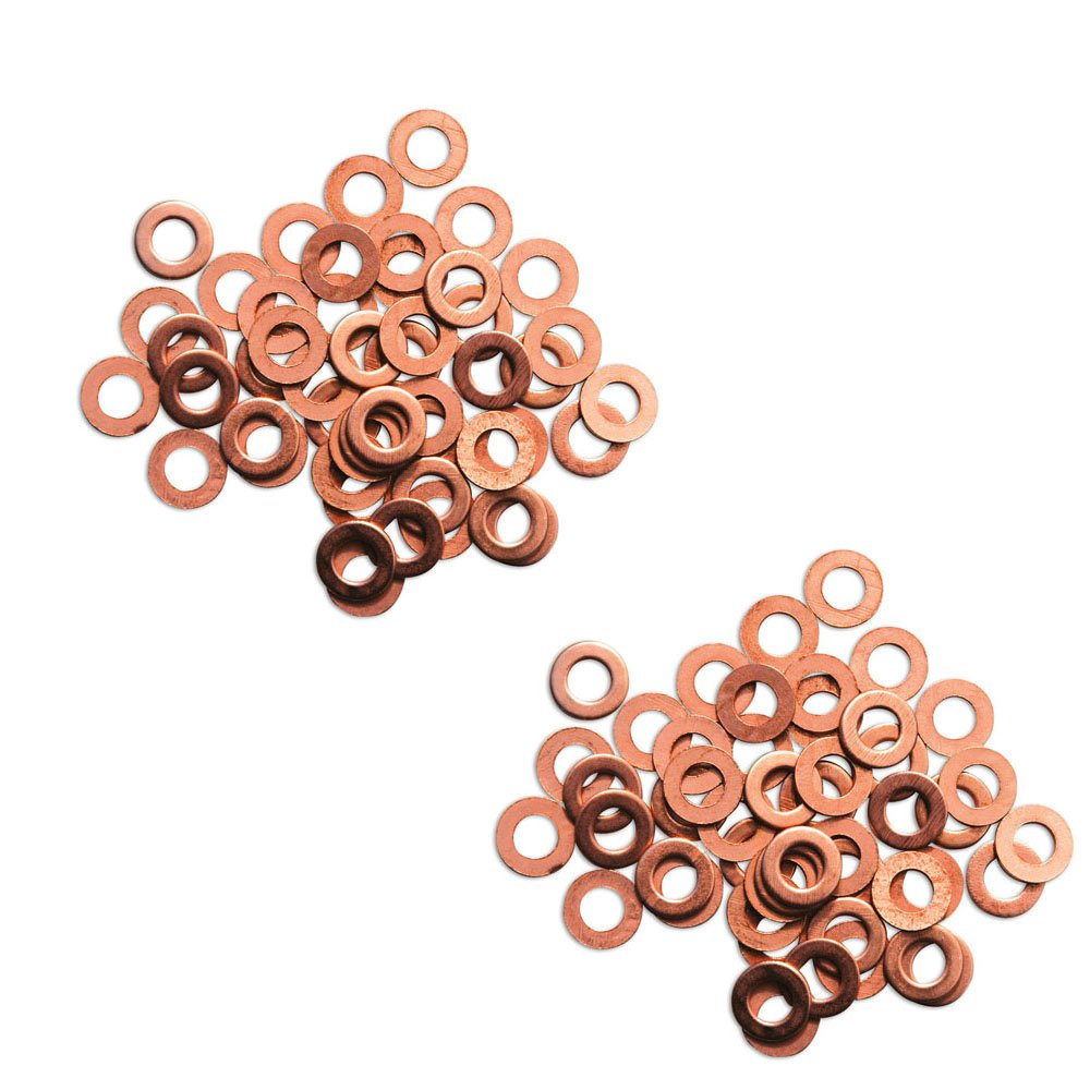 Custom Sheet Metal Fabrication Manufacturer Copper Crush Washer Flat Oil Seal Gasket Copper Crush Washers