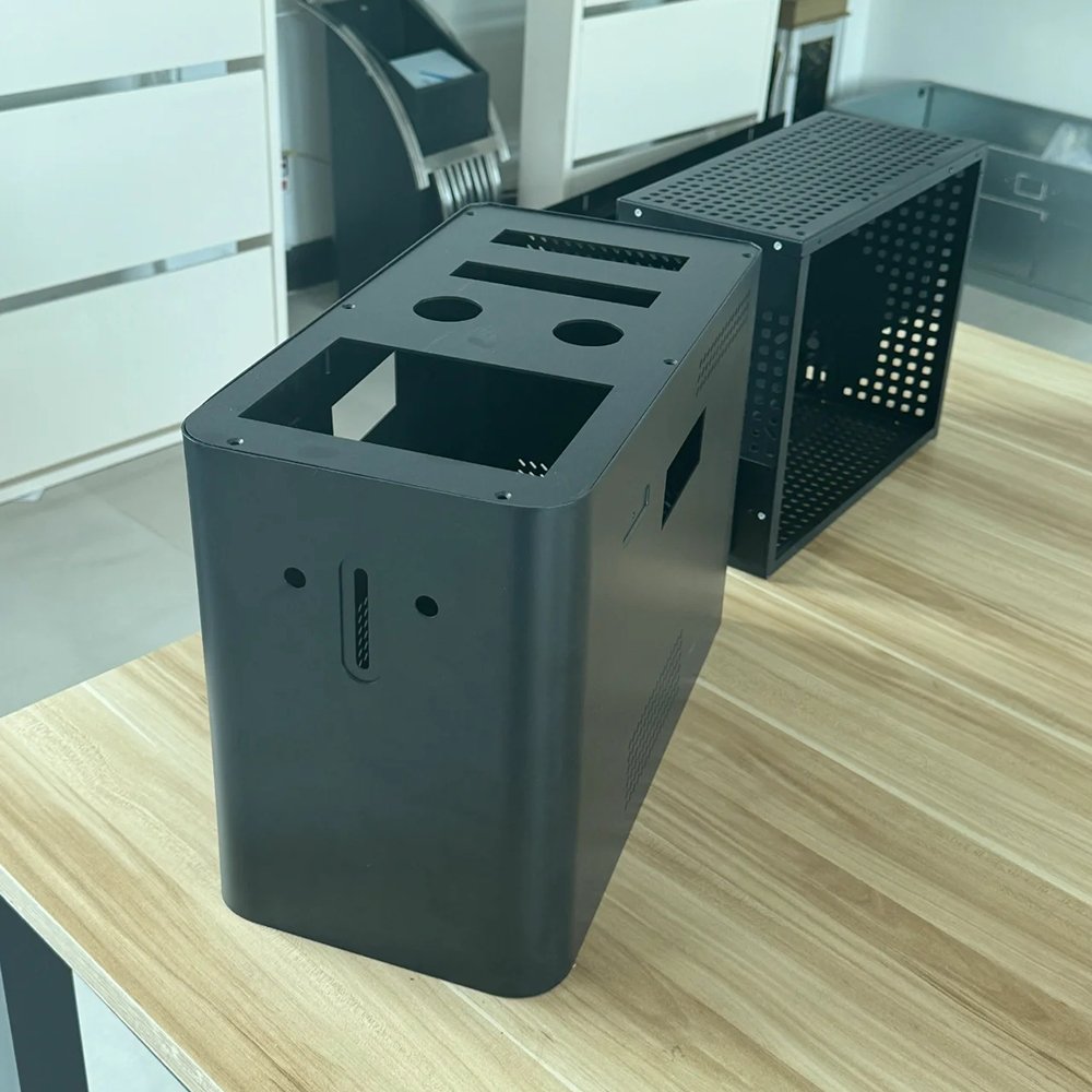 Custom High Quality Perforated Aluminum Server Case Sheet Metal Computer Case Chassis for DIY PC Gaming PC