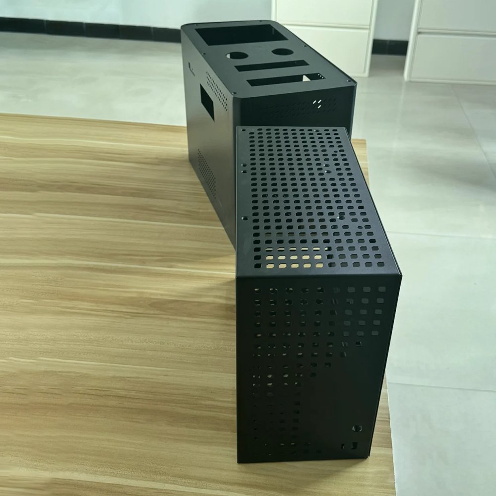 Custom High Quality Perforated Aluminum Server Case Sheet Metal Computer Case Chassis for DIY PC Gaming PC
