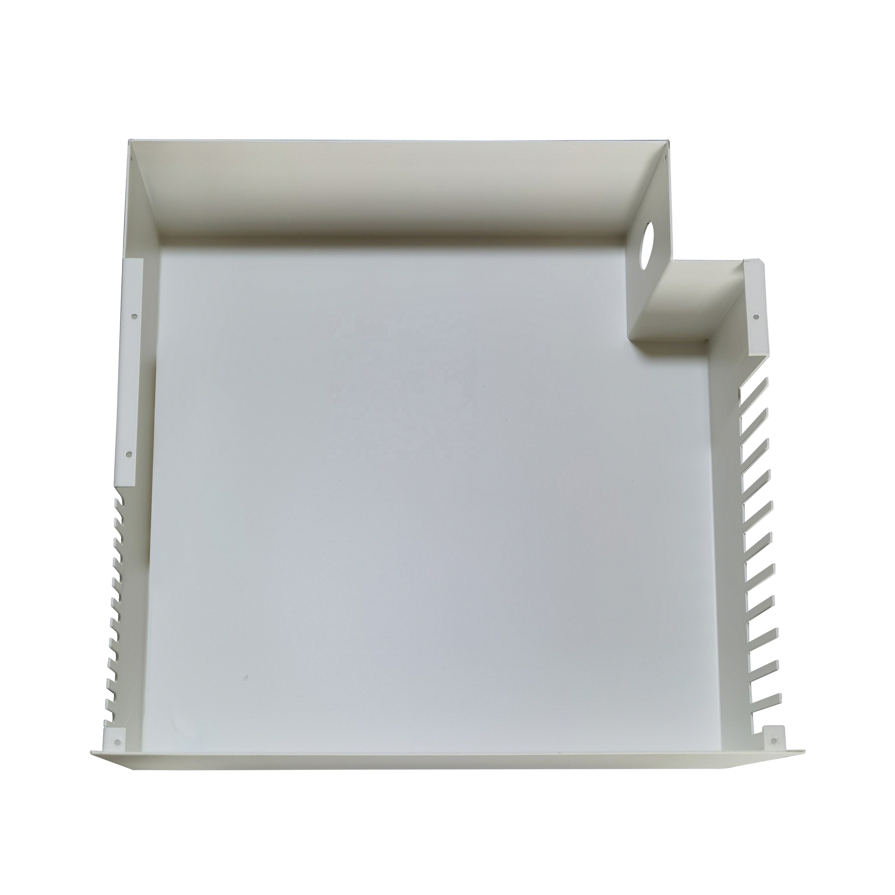 OEM Carbon Steel Enclosure Color Powder Coated Customer Sheet Metal Fabrication Tray