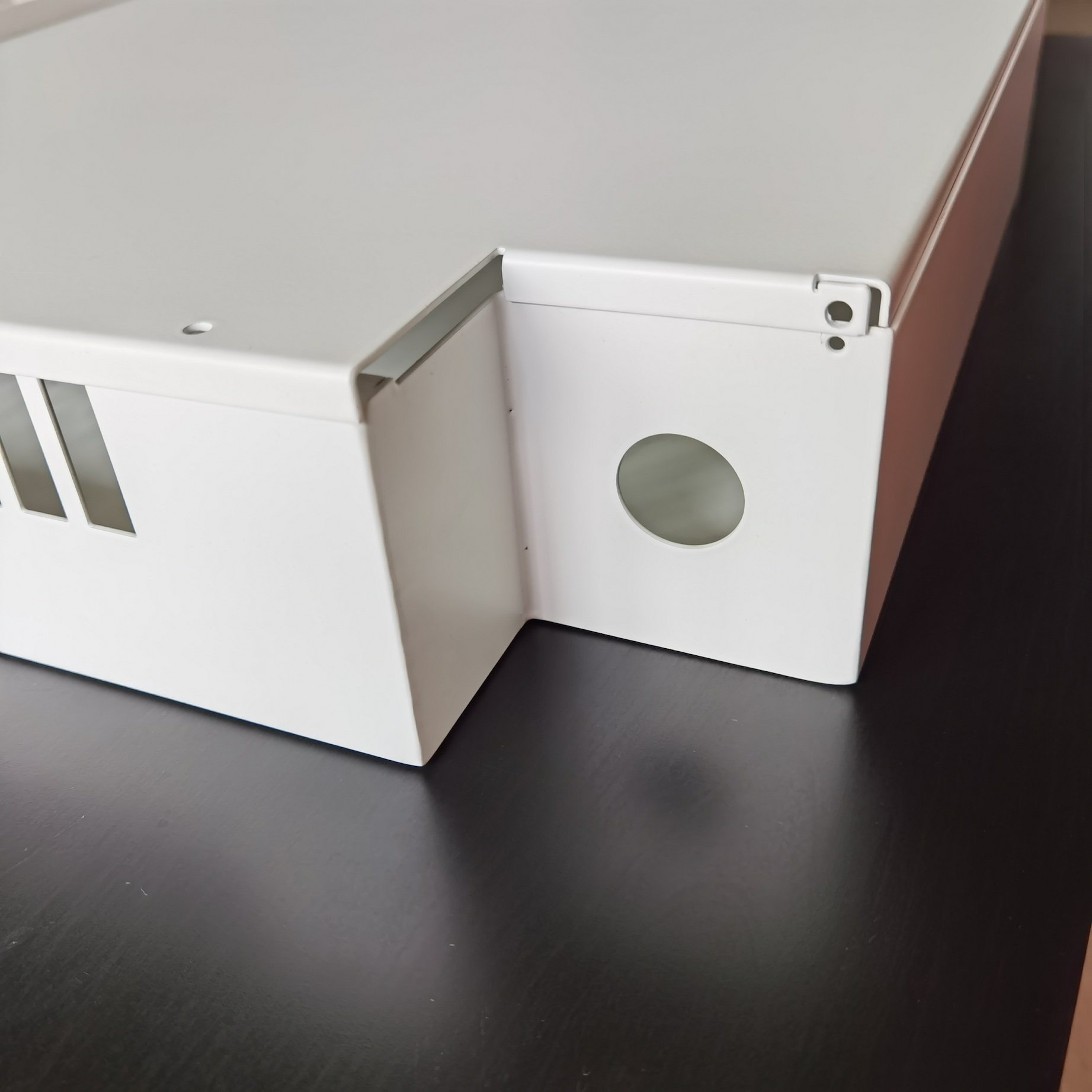 OEM Carbon Steel Enclosure Color Powder Coated Customer Sheet Metal Fabrication Tray