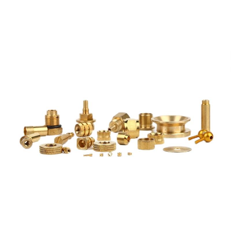 CNC Hardware Processing Knurled Copper Nut Injection Straight Twill Copper Insert Embedded Parts Sheet Metal Fabrication