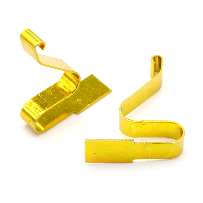 Custom Sheet Metal Fabrication Stamping Bending Parts Brass Electrical Shrapnel Contact Spring