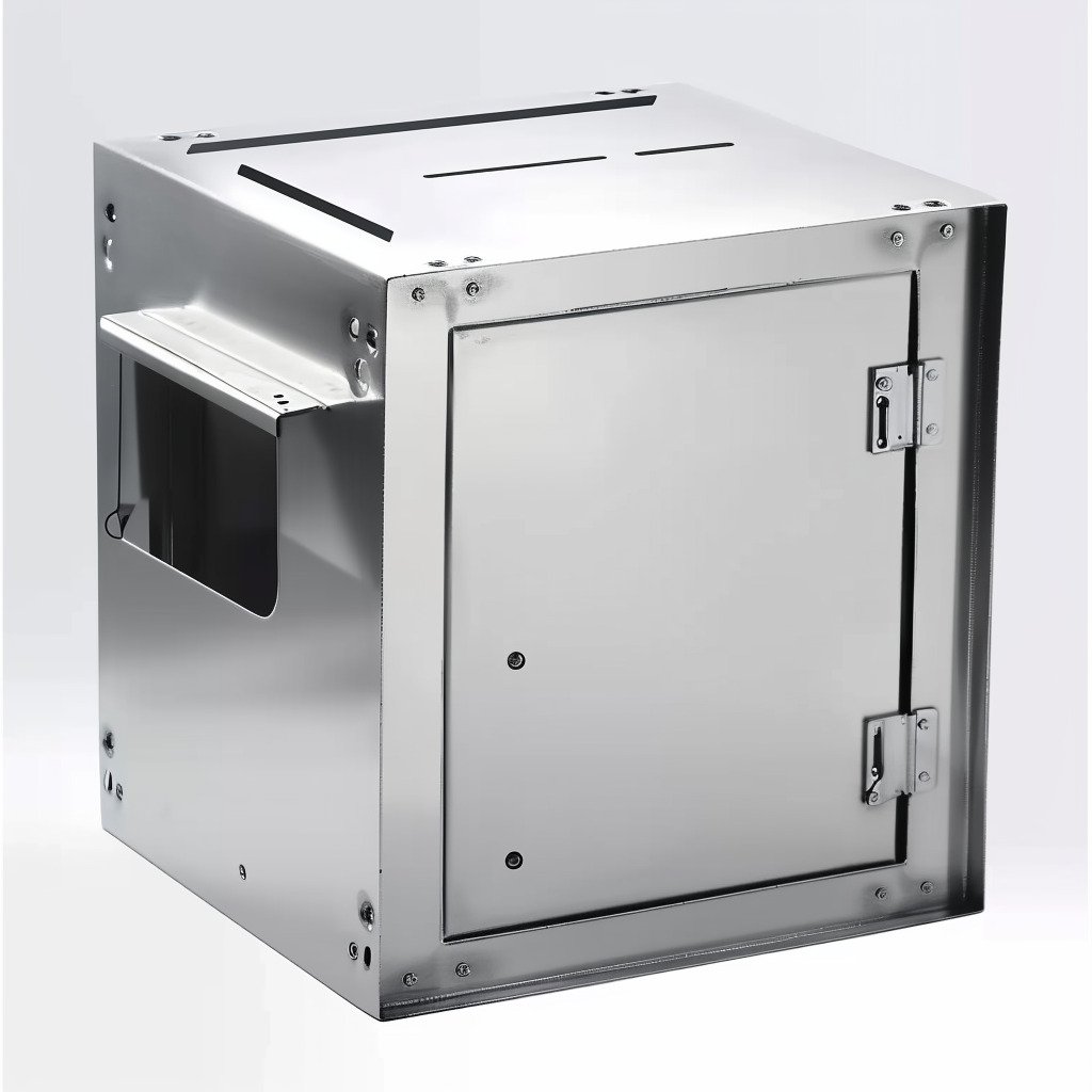 precision custom stainless sheet metal fabrication aluminium chassis case box amplifier power audio controller metal cabinet
