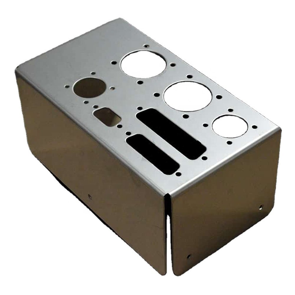 precision custom stainless sheet metal fabrication aluminium chassis case box amplifier power audio controller metal cabinet
