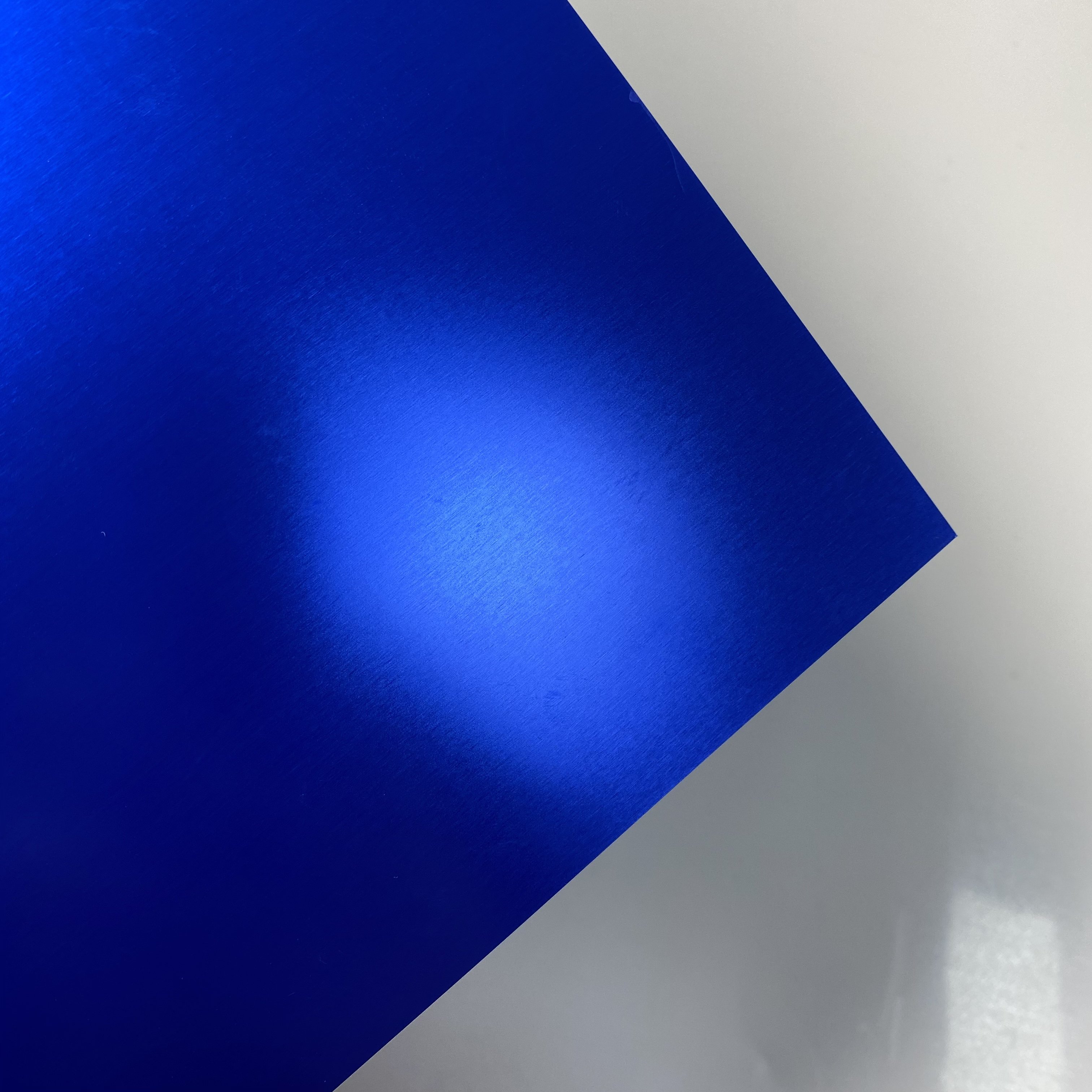 OEM factory sheet metal fabrication Anodized aluminum plates Gold and blue anodized aluminum plate