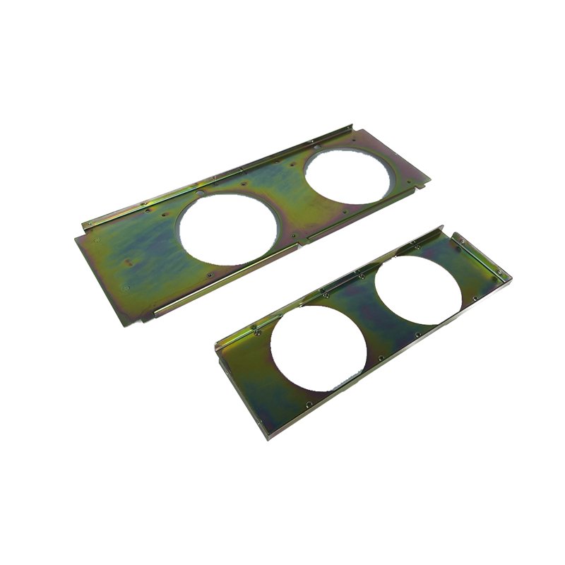 Qingdao Sheet Metal Fabrication Service Steel /Aluminum Laser Cutting Process Sheet Metal tamping Parts with Zinc Finishing