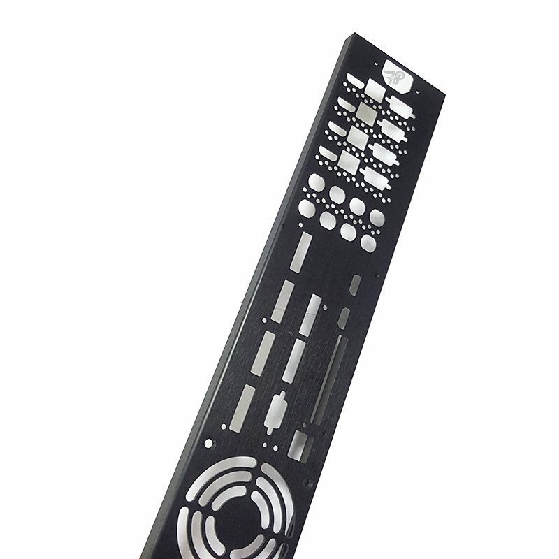 Aluminum spcc sheet metal fabrication processing for audio amplifier panel