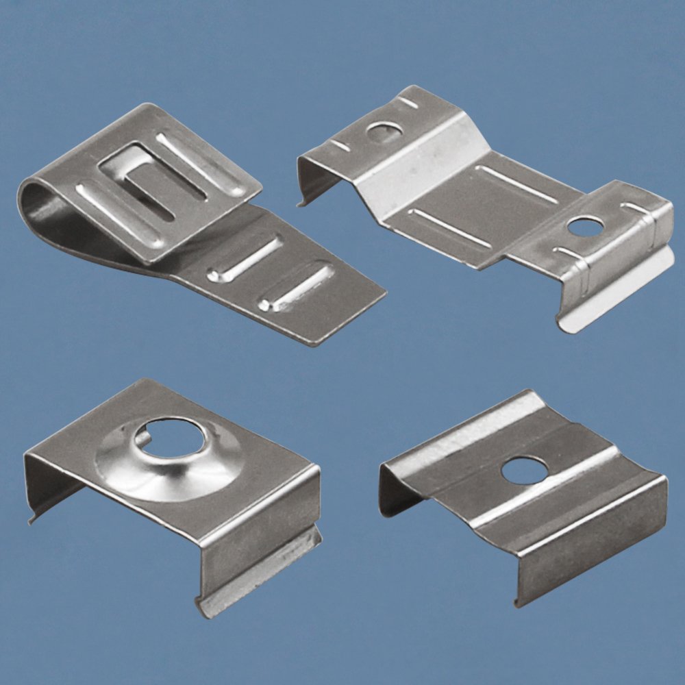 ISO Factory Custom Made High Precision Zinc Plated Sheet Metal Spring Steel Holster Belt Clip