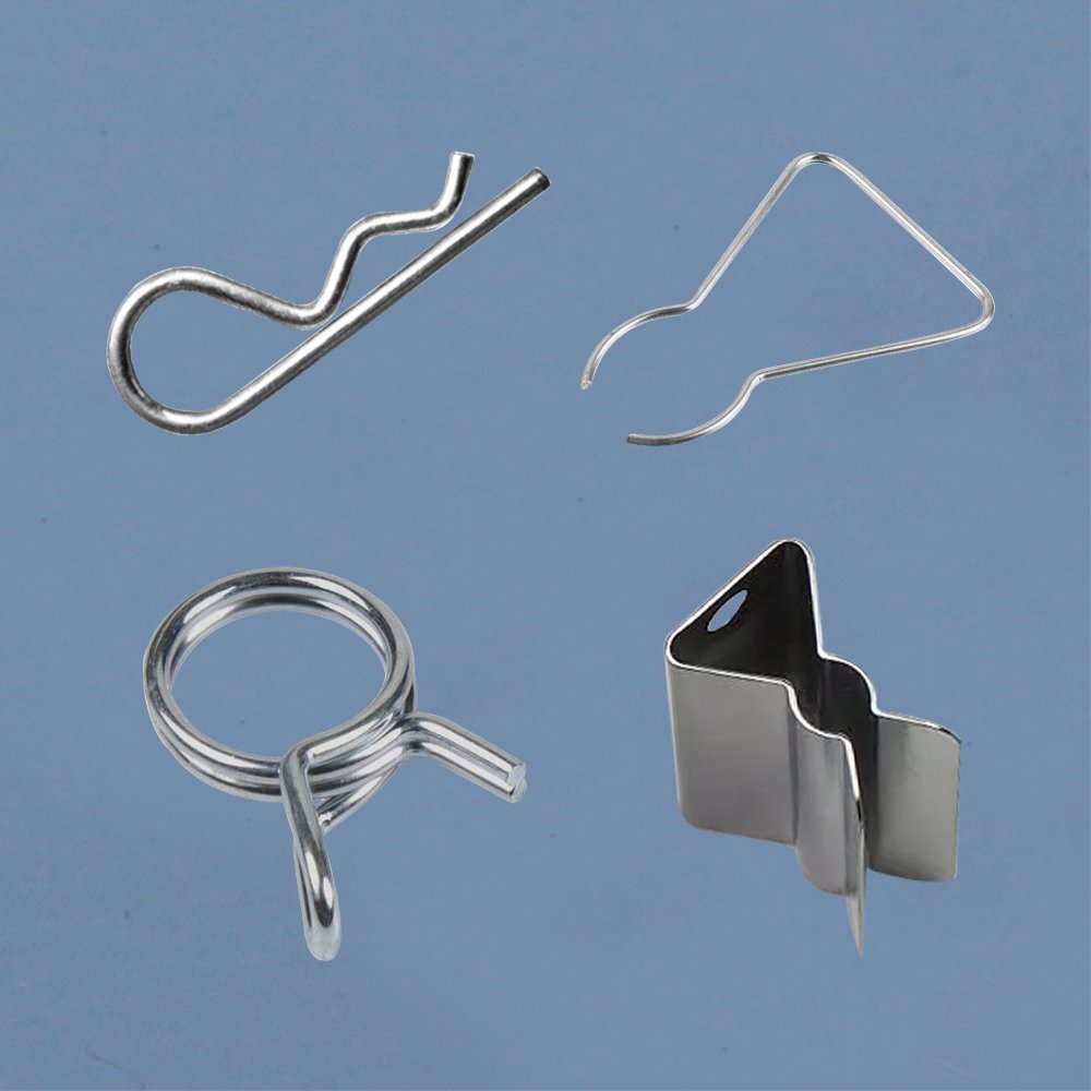 ISO Factory Custom Made High Precision Zinc Plated Sheet Metal Spring Steel Holster Belt Clip