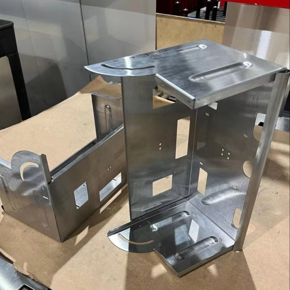 customized aluminum stampings laser cutting bending welding sheet metal enclosures sheet metal fabrication