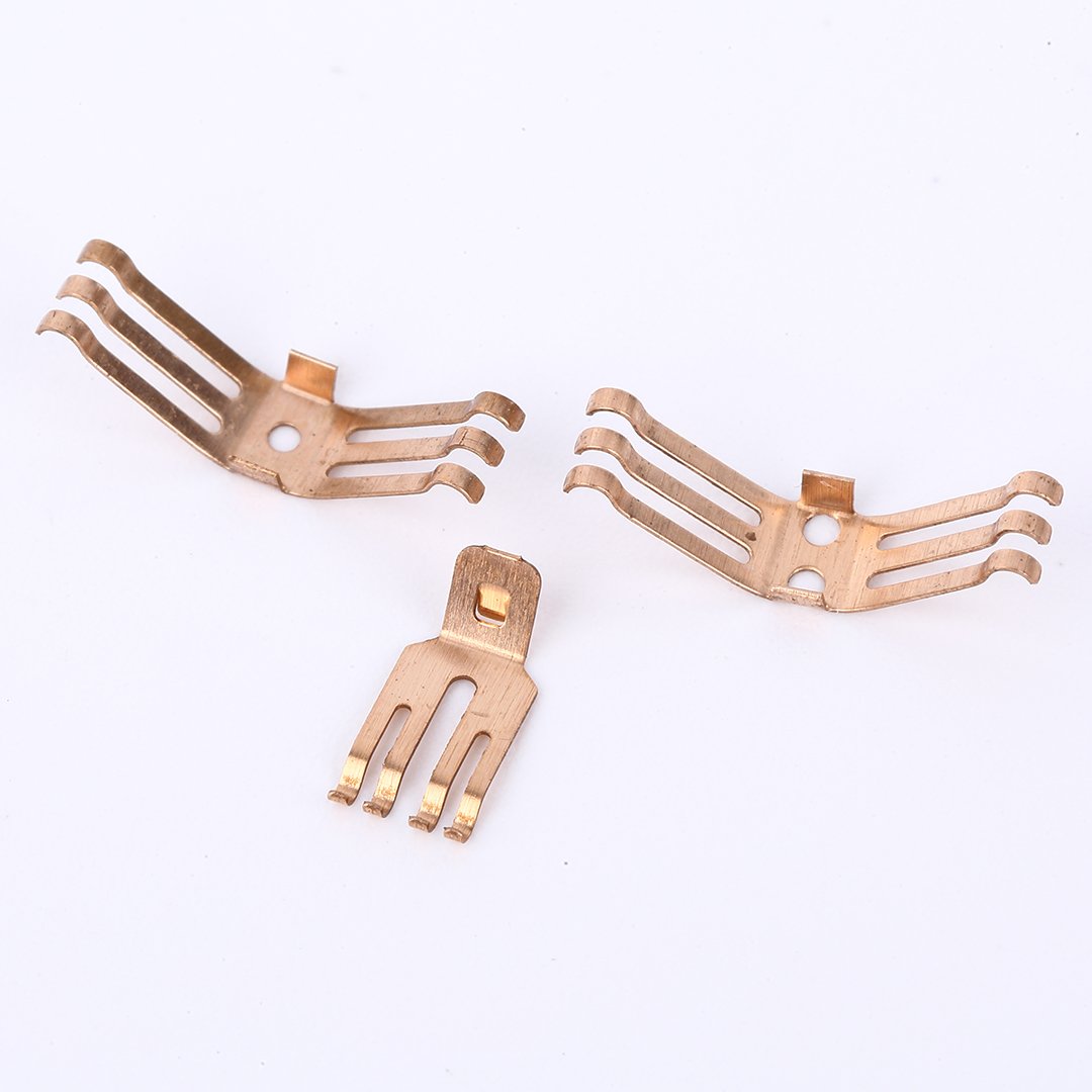 Professional Manufacturer Custom Different Sizes Switch Socket Copper Stamping Parts Sheet Metal Bending Small Pieces Of Metal