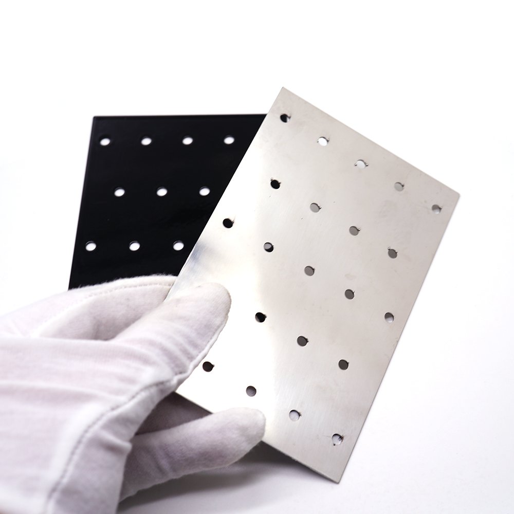Customized Sheet Metal Fabrication Holes Anodized Aluminum Plate Laser Cutting Porous Aluminum Sheets