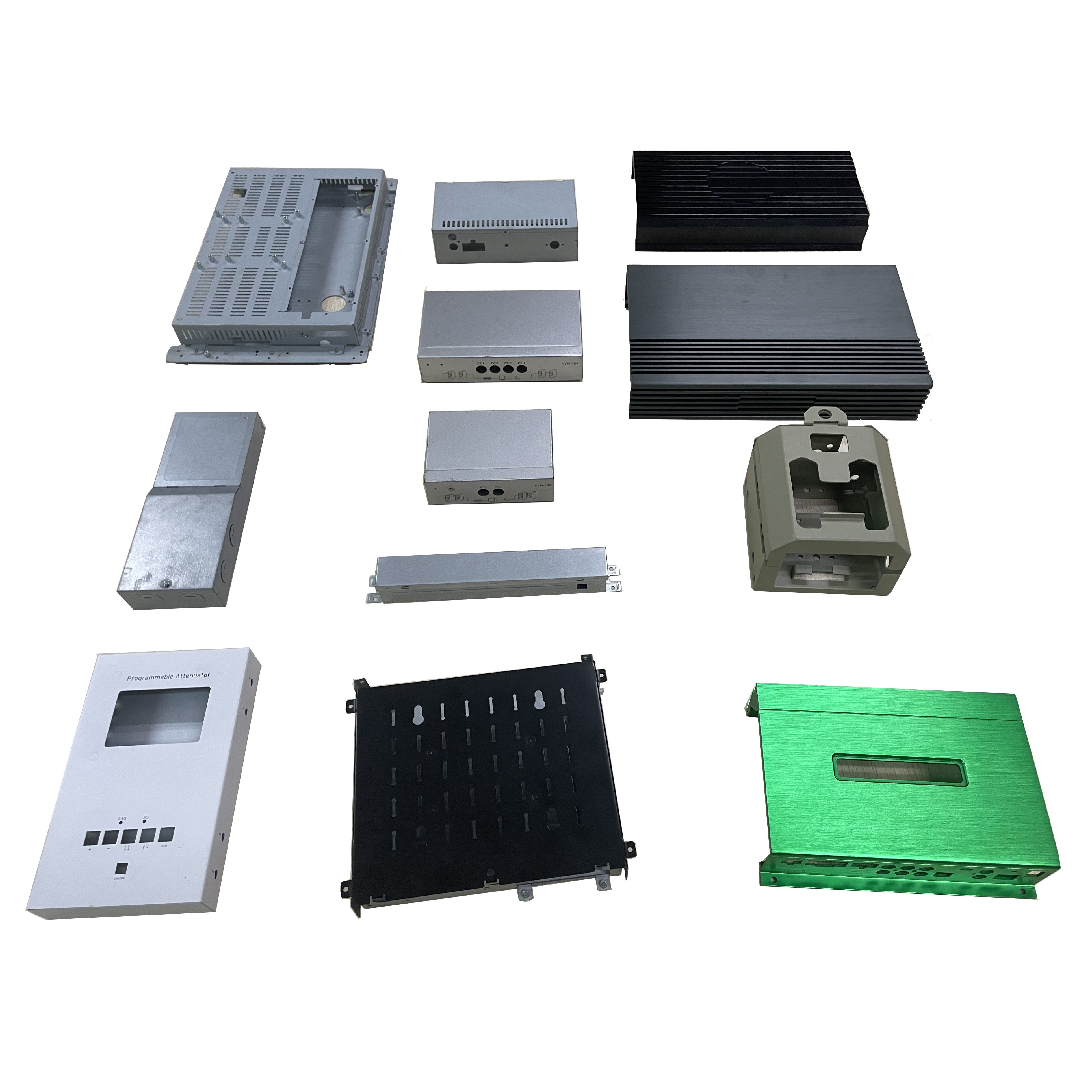 OEM ODM Custom Anodizing Aluminum Shell StainlessSteel Cabinet Enclosure Metal Chassis Case Sheet Metal Fabrication