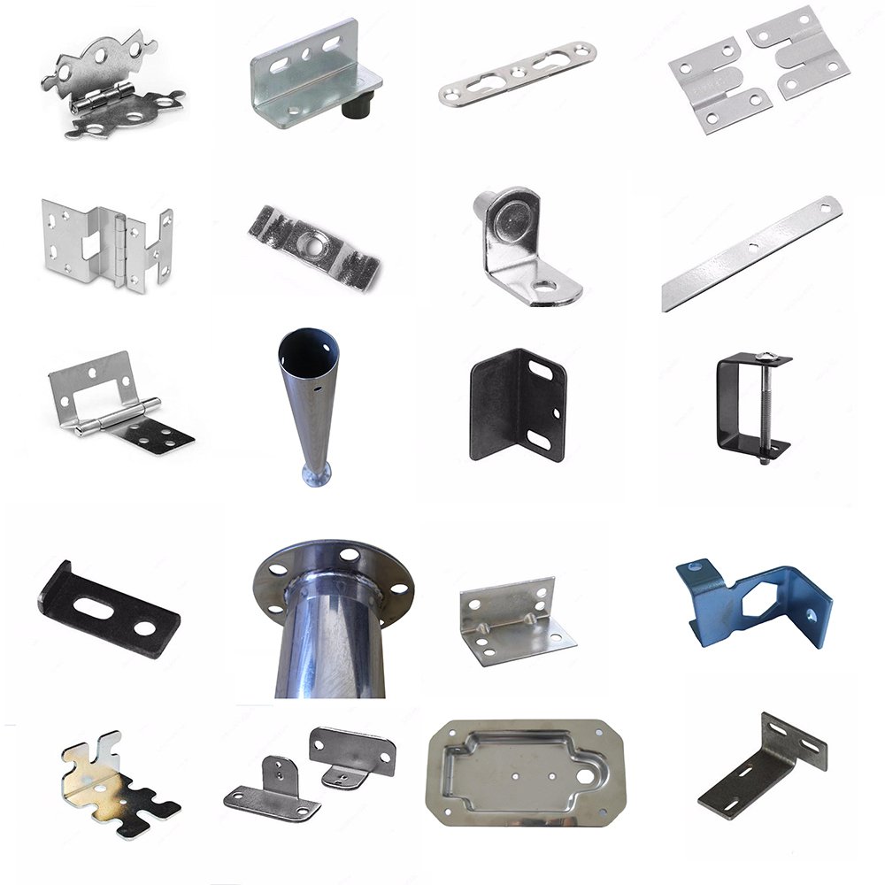 Customized aluminum sheet metal fabrication bending cutting welding stainless steel stamping with spray stamping service