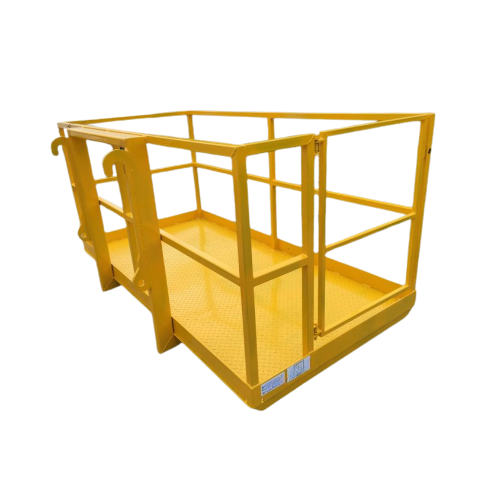 Custom 8Ft x 4Ft Telescopic Handler Man-lift Safety Basket Bending Welding Manufacturer Service Sheet Metal Fabrication
