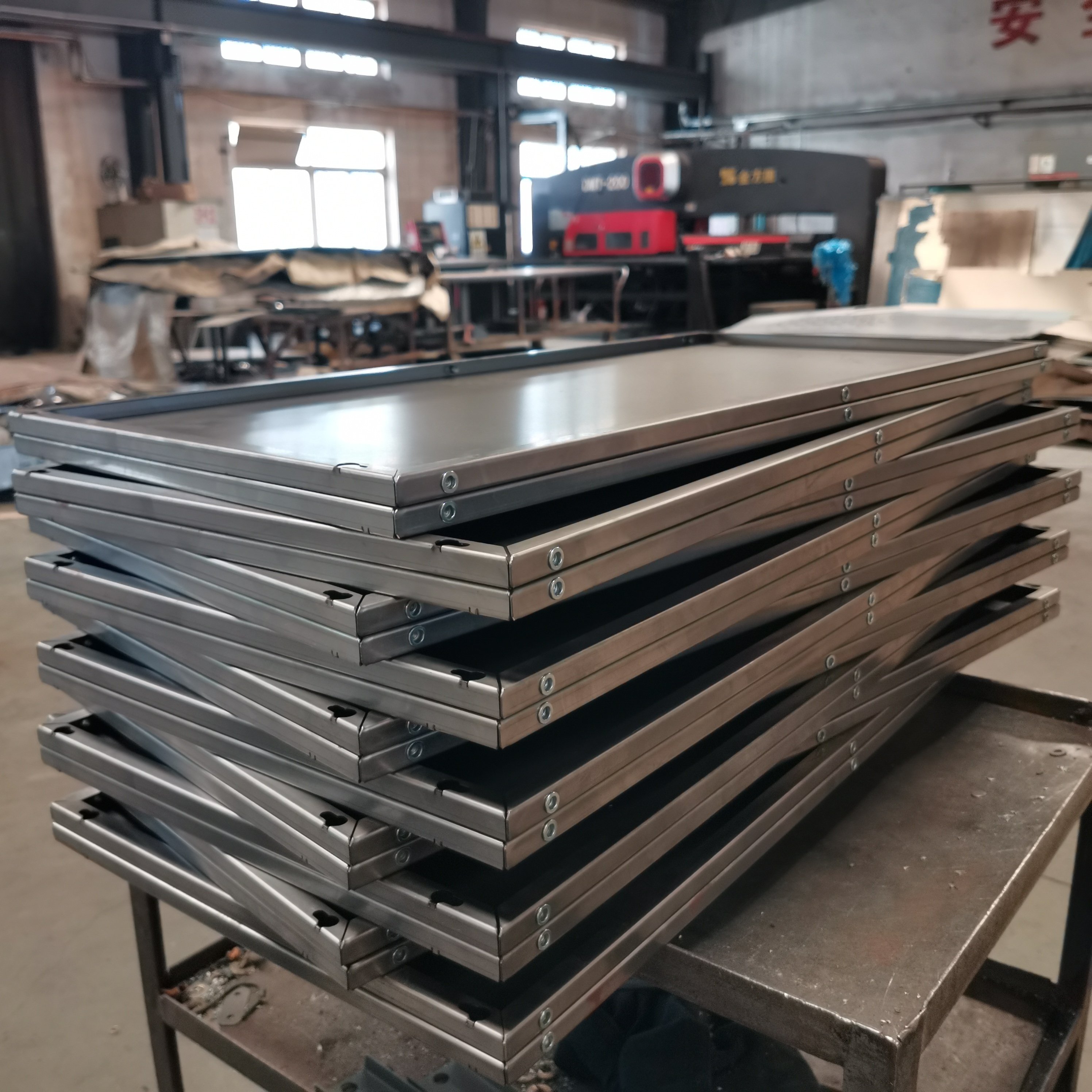 Custom Bending/press Riveting Works Box Enclosure Processing Stainless Aluminium Steel sheet metal fabrication