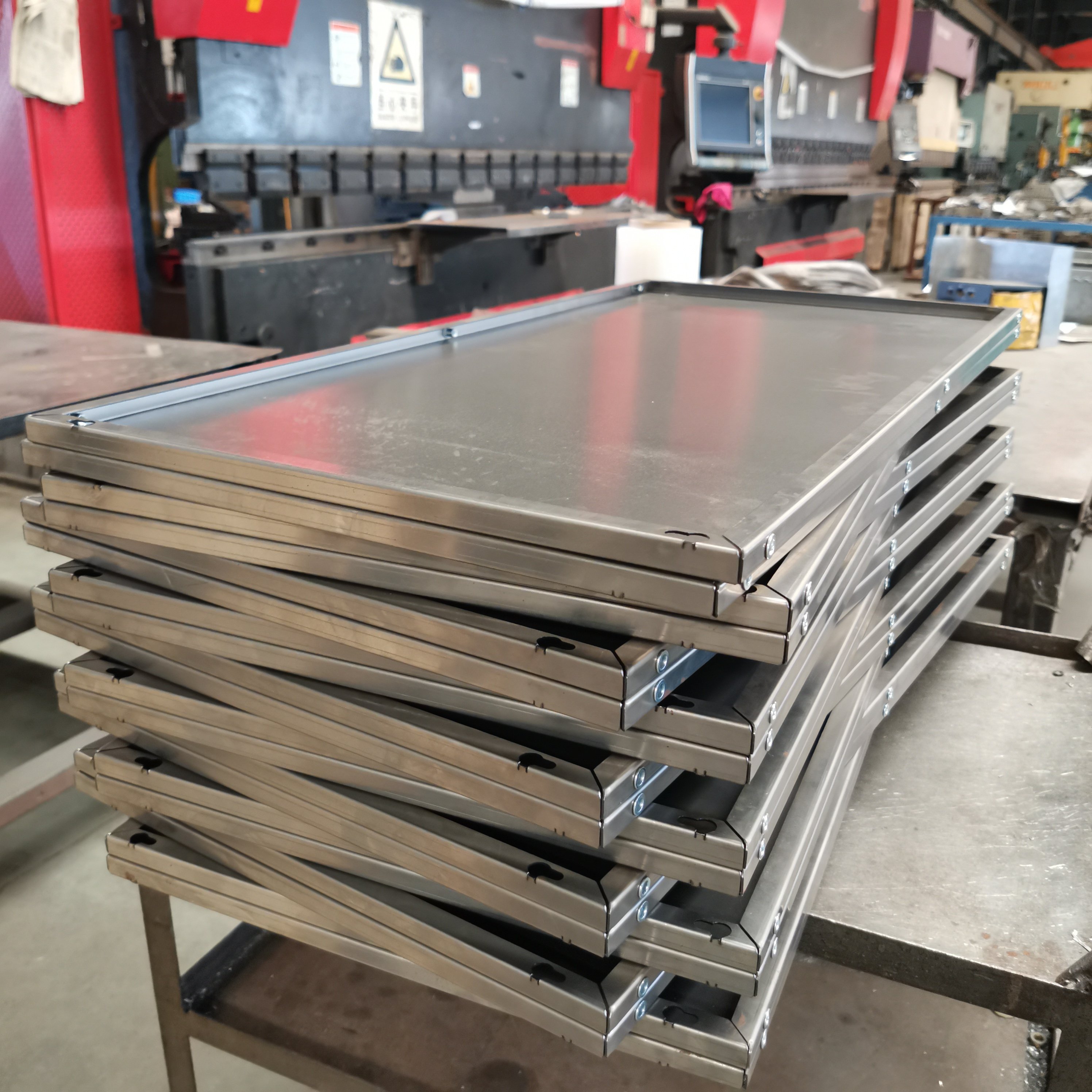 Custom Bending/press Riveting Works Box Enclosure Processing Stainless Aluminium Steel sheet metal fabrication