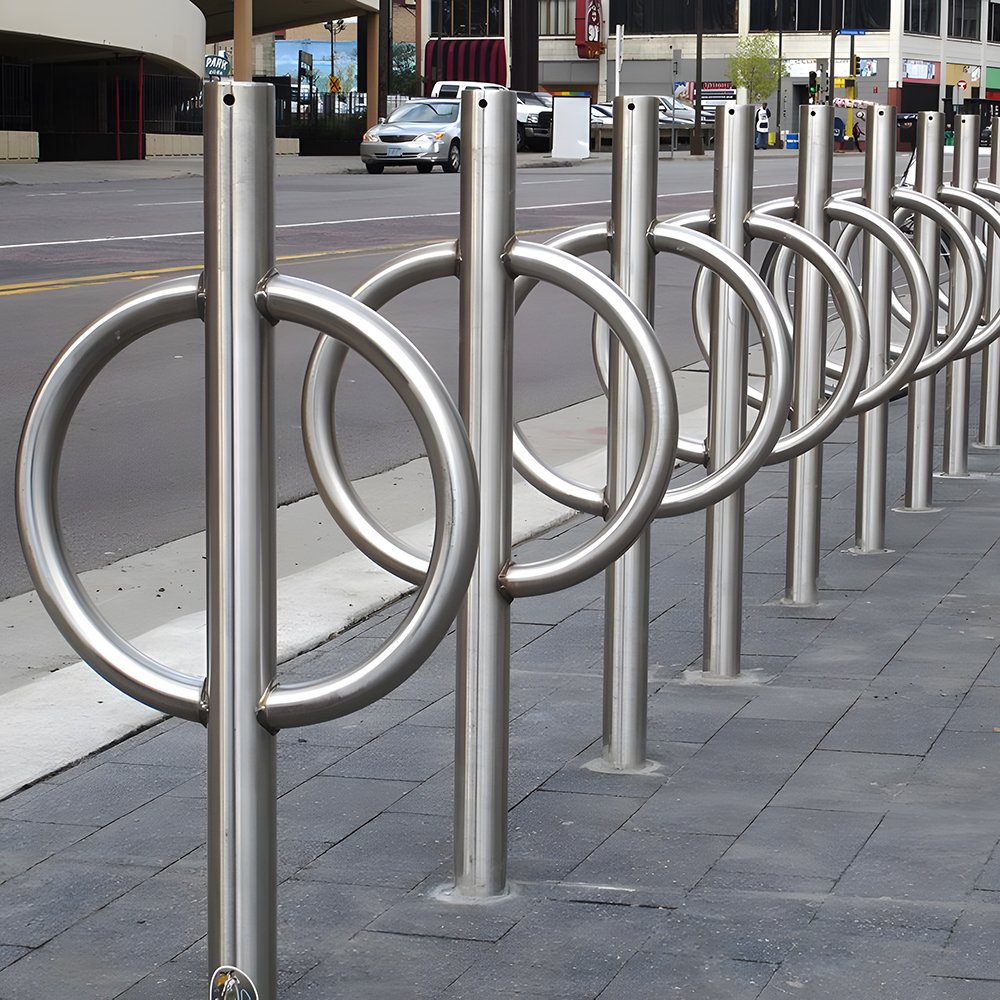 OEM custom outdoor metal bending forming welding parts engineering/bicycle parking rack sheet metal fabrication bending service