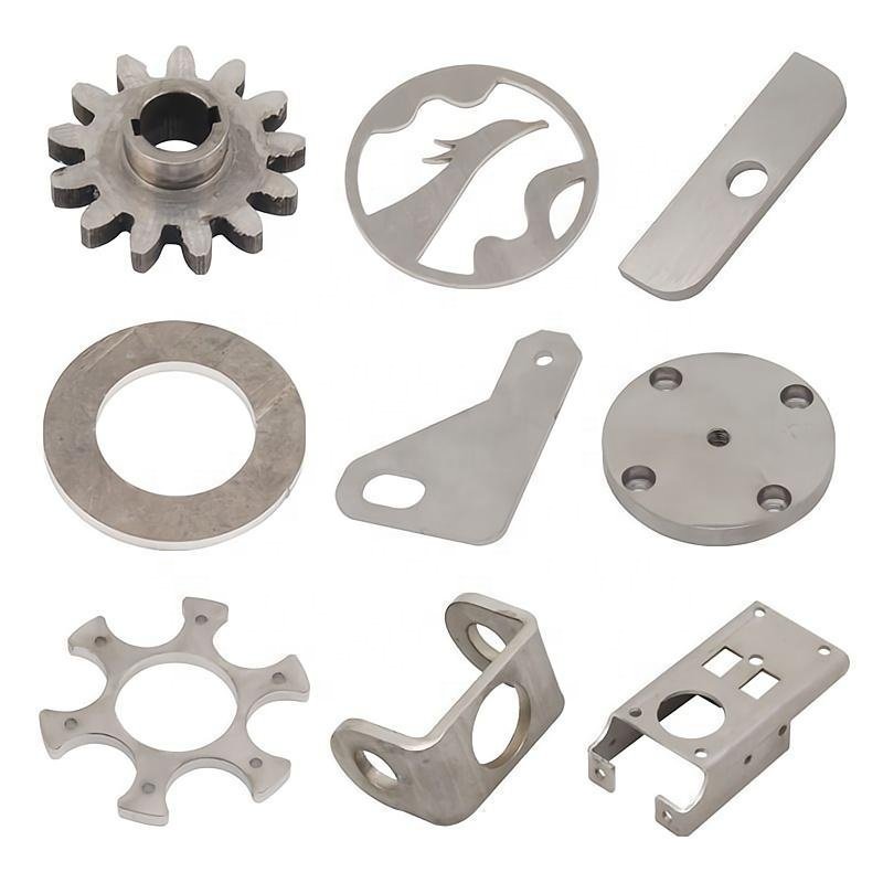 Various Sizes Galvanized Steel Aluminum Laser Cutting Plate Sheet Metal Stamping Bending Process Machining Parts Steel Iron