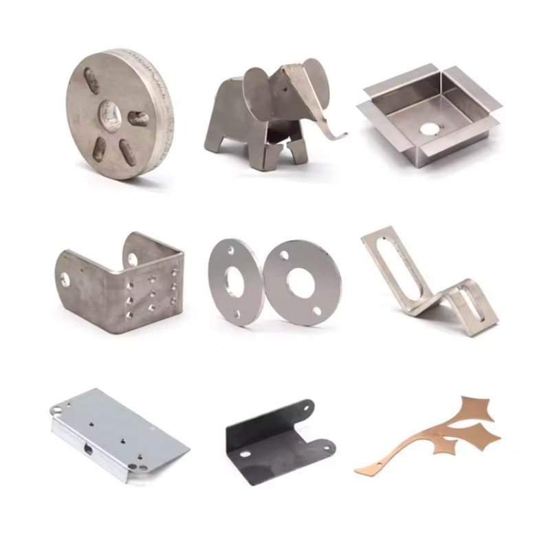 Factory OEM laser cut tube bend welding service anodized metal parts production sheet metal fabrication custom