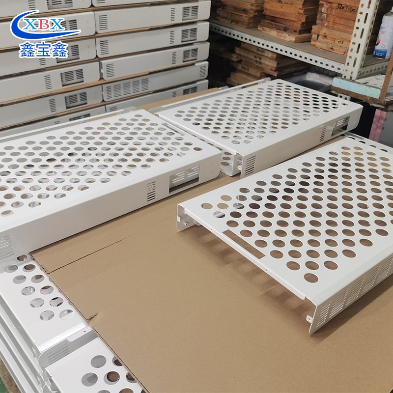 Custom Punching Working Processing Therapy Lamp Enclosure Sheet Metal Fabrication Metal Stamping Parts OEM Plant Lamp Enclosure