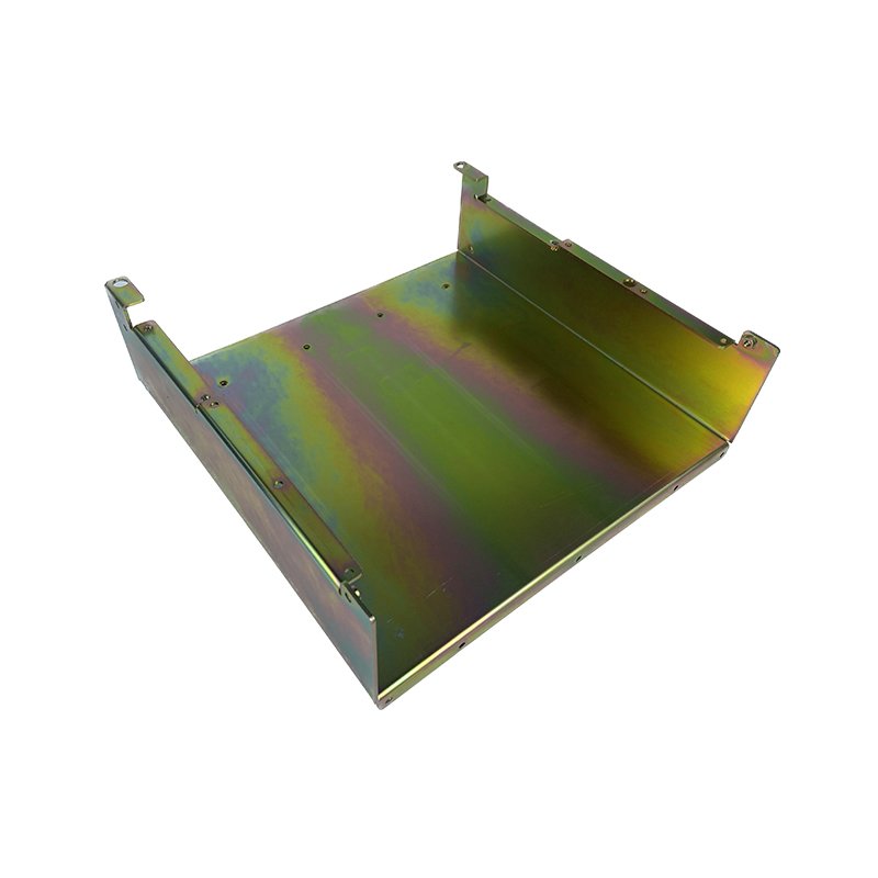 OEM Custom Sheet Metal Fabrication Yellow Zinc Aluminum Shell Stainless Steel Electrical Enclosure Metal Bending Stamping Parts