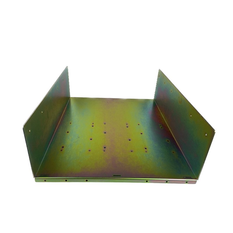 OEM Custom Sheet Metal Fabrication Yellow Zinc Aluminum Shell Stainless Steel Electrical Enclosure Metal Bending Stamping Parts