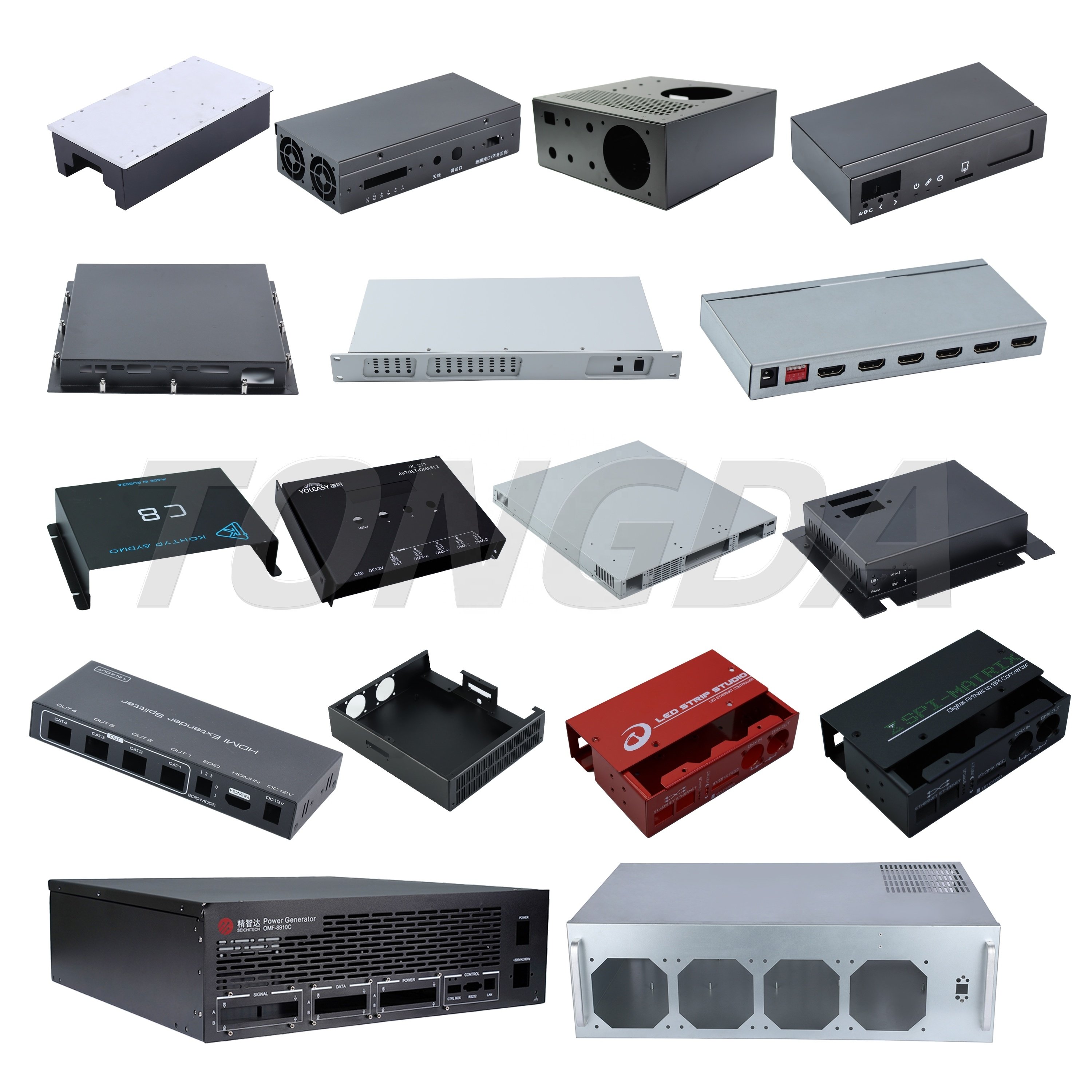 Customized Sheet Metal Fabrication Stamping Parts Sheet Part Carbon Sheet Metal Fabrication For enclosure metal box