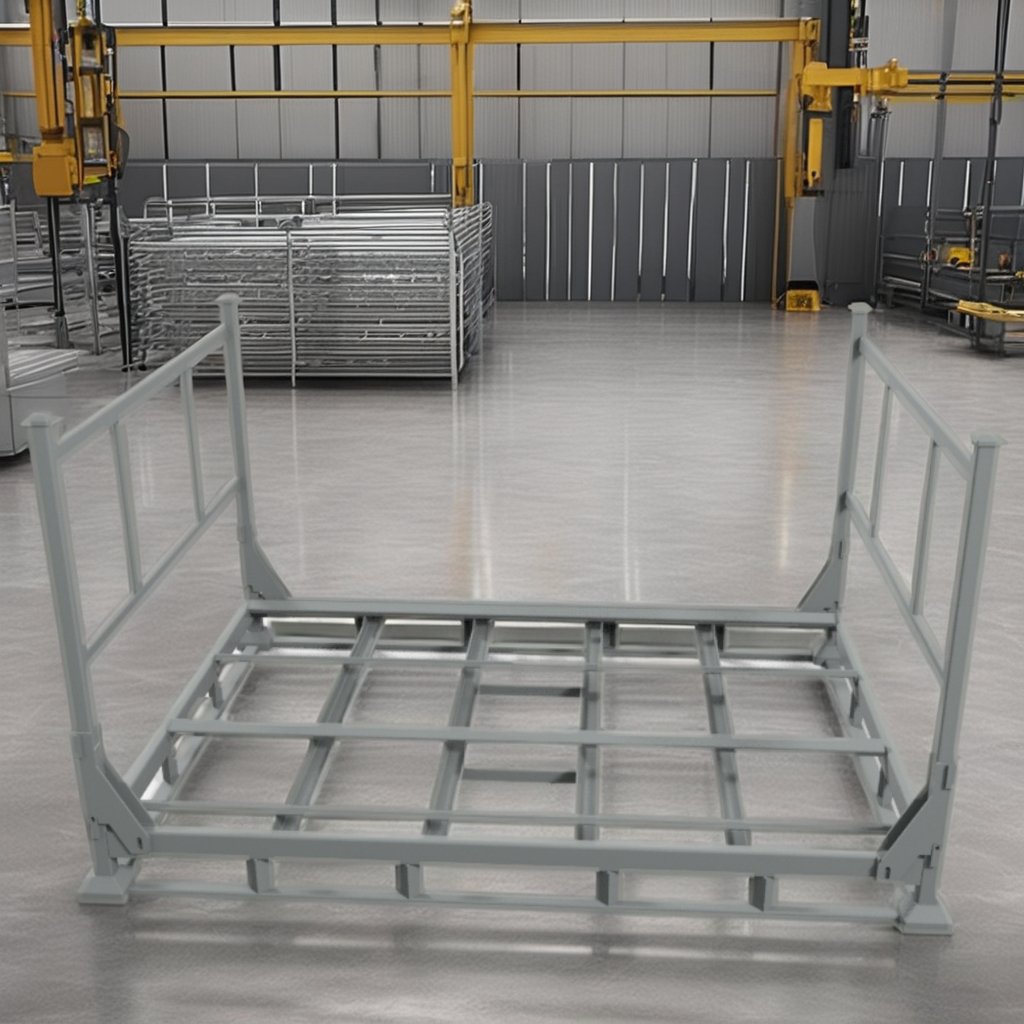 OEM Customization Foldable Heavy Duty Logistic Transfer Pallet Sheet Metal Fabrication Hardware Parts