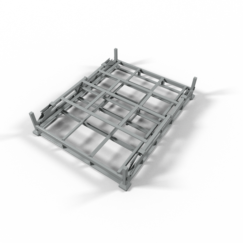 OEM Customization Foldable Heavy Duty Logistic Transfer Pallet Sheet Metal Fabrication Hardware Parts
