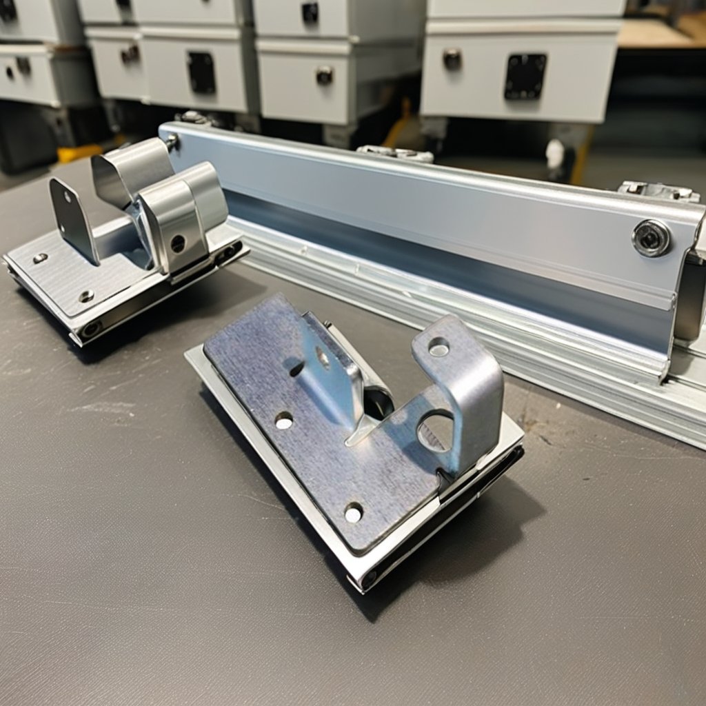 Aluminum Sheet Metal Fabrication Bent and Formed Stamped Parts Sheet Metal Processing Process