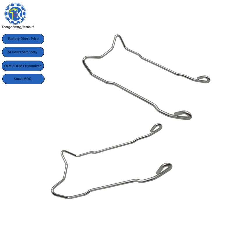 OEM Custom Spring Wire Clip Wire Forming Custom Bending Parts for Sheet Metal Fabrication